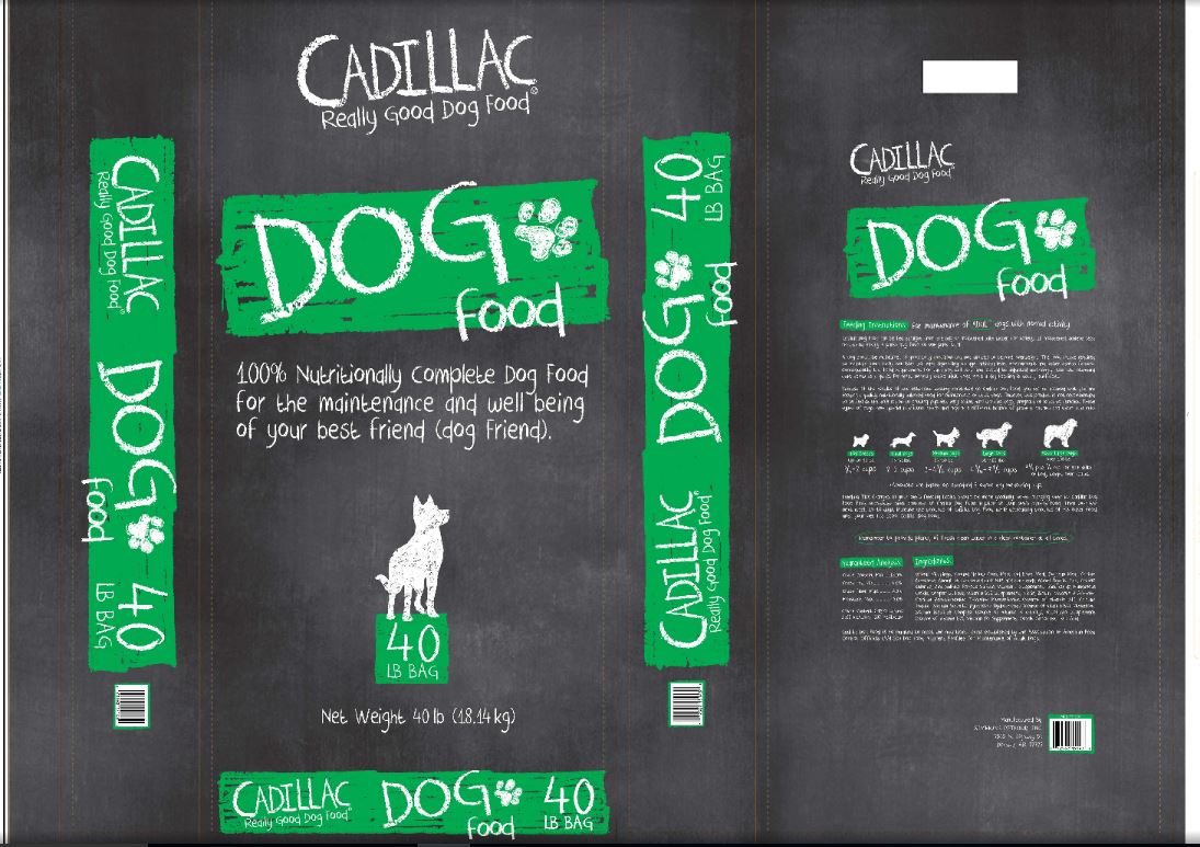 Cadillac Line of Dry Dog Food (NEW)