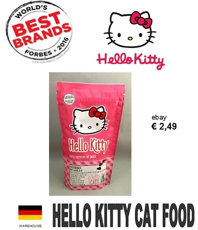 60.000 packs HELLO KITTY CAT FOOD