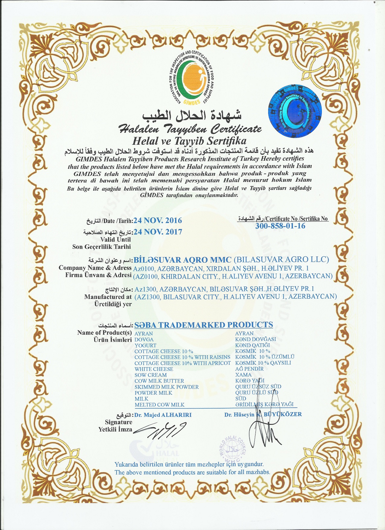 Export Milk Powder from Azerbaijan