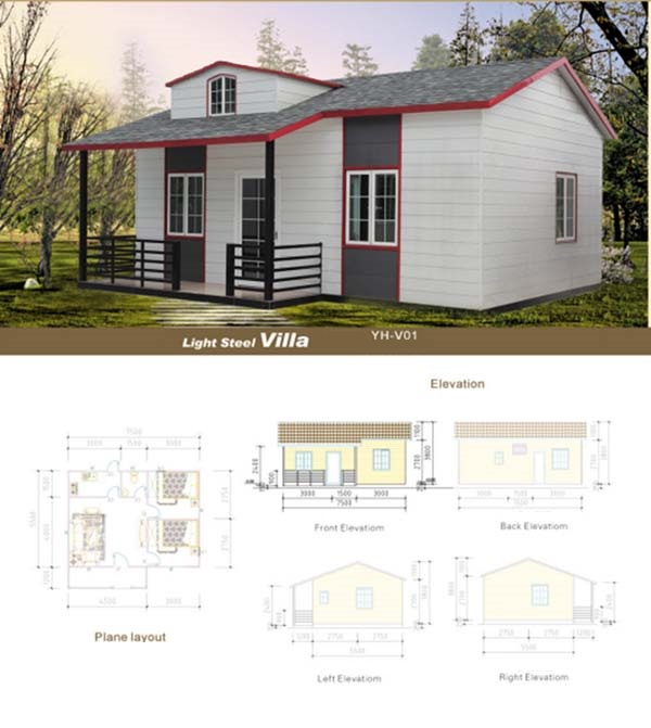House Model Light Steel Structure