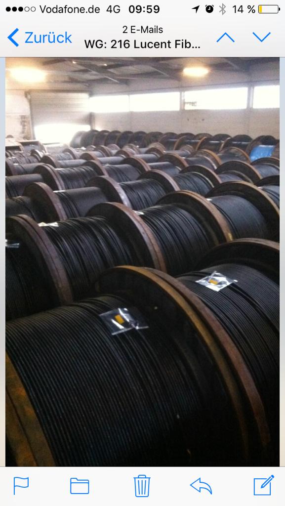 Fiber cable 216 core Attachment 1 Lucent 