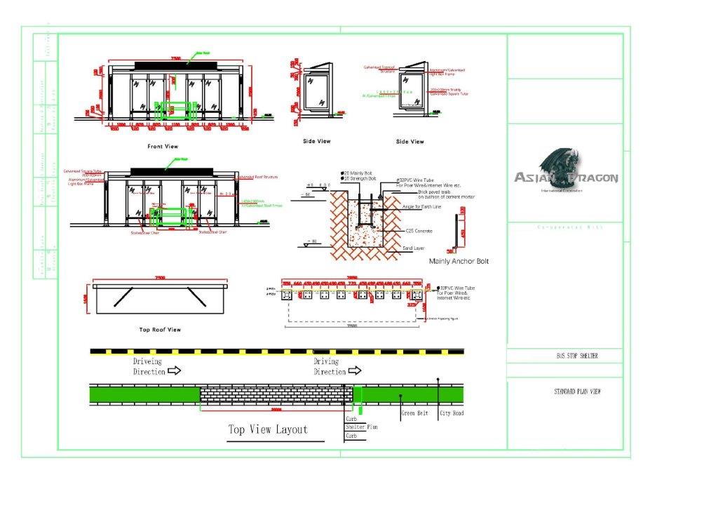 SOLAR BUS SHELTER