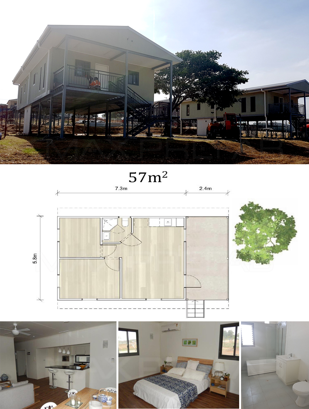  Excellent Prefab Stilted House for all Island Countries! ♥