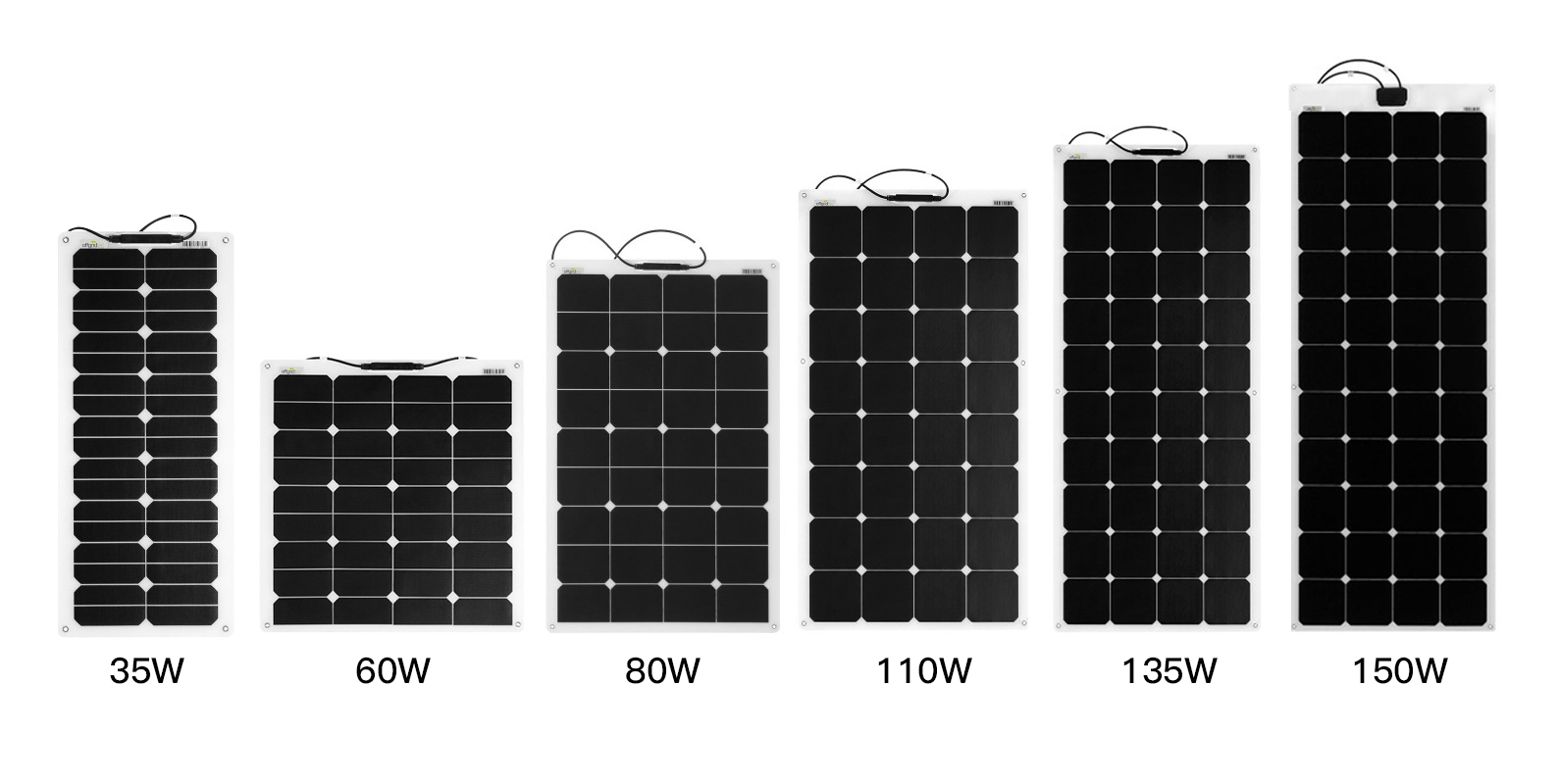 semi flexible solar pv panel
