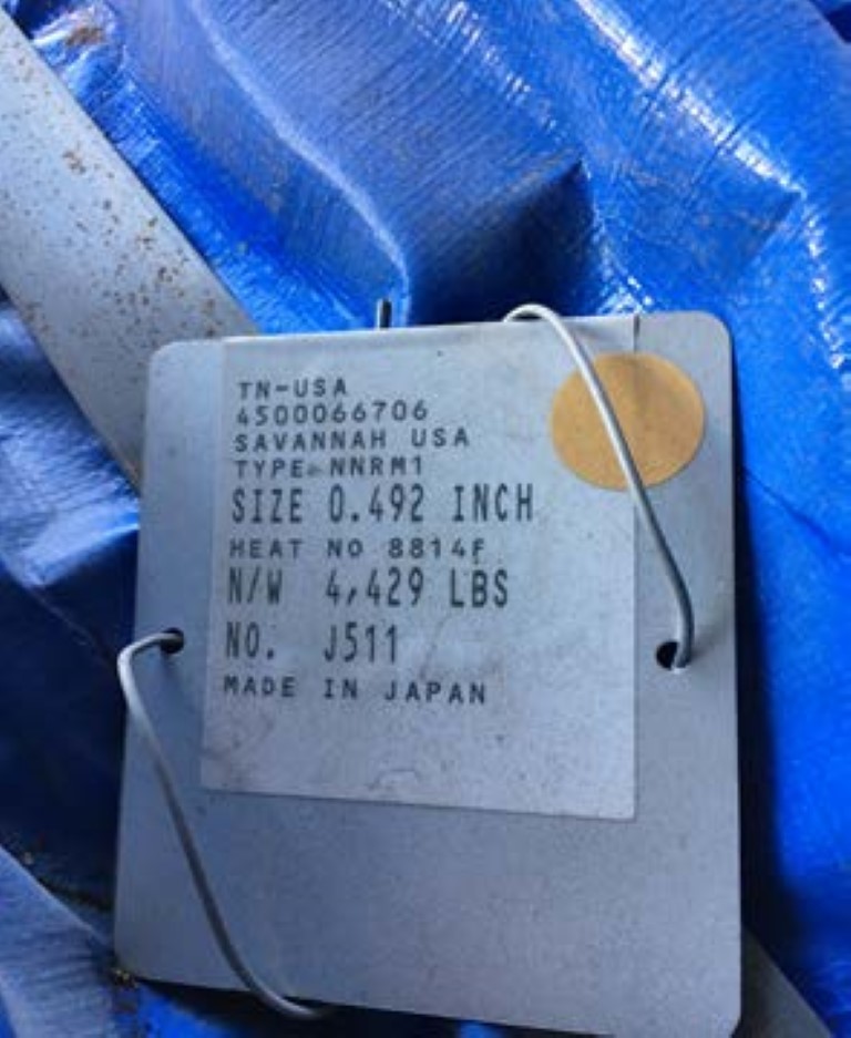 Wire Rod - SUJ2 / 52100 Annealed - 4.8-14 mm - Daido & Kobe Steel - 60 coils - 69.835 MT (3 x 20 ft)