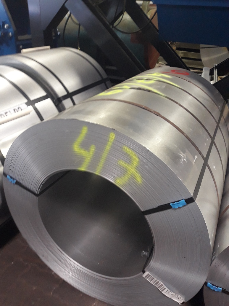 235 M/T SECONDARY GI/AS COILS - ORIGIN THYSSEN GERMANY.