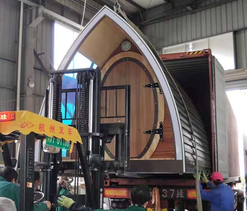 LIGHT STEEL FRAME HOUSE----Shell house area: 5.8*2.3*2.3m