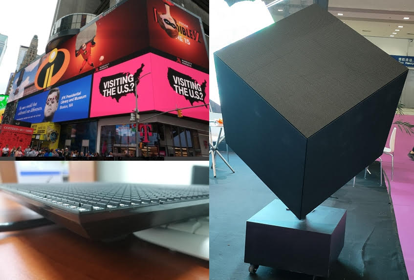 Outdoor cube LED