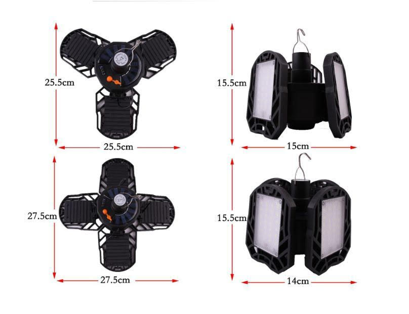 solar led ceiliging light with USB charge