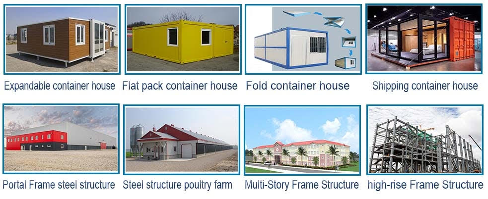 Prefab low cost modular house and container house for living and office
