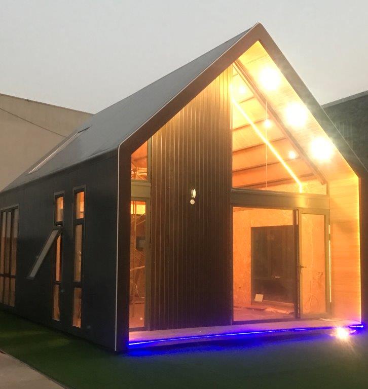 LIGHT STEEL FRAME HOUSE--  73M2 New light steel culture home