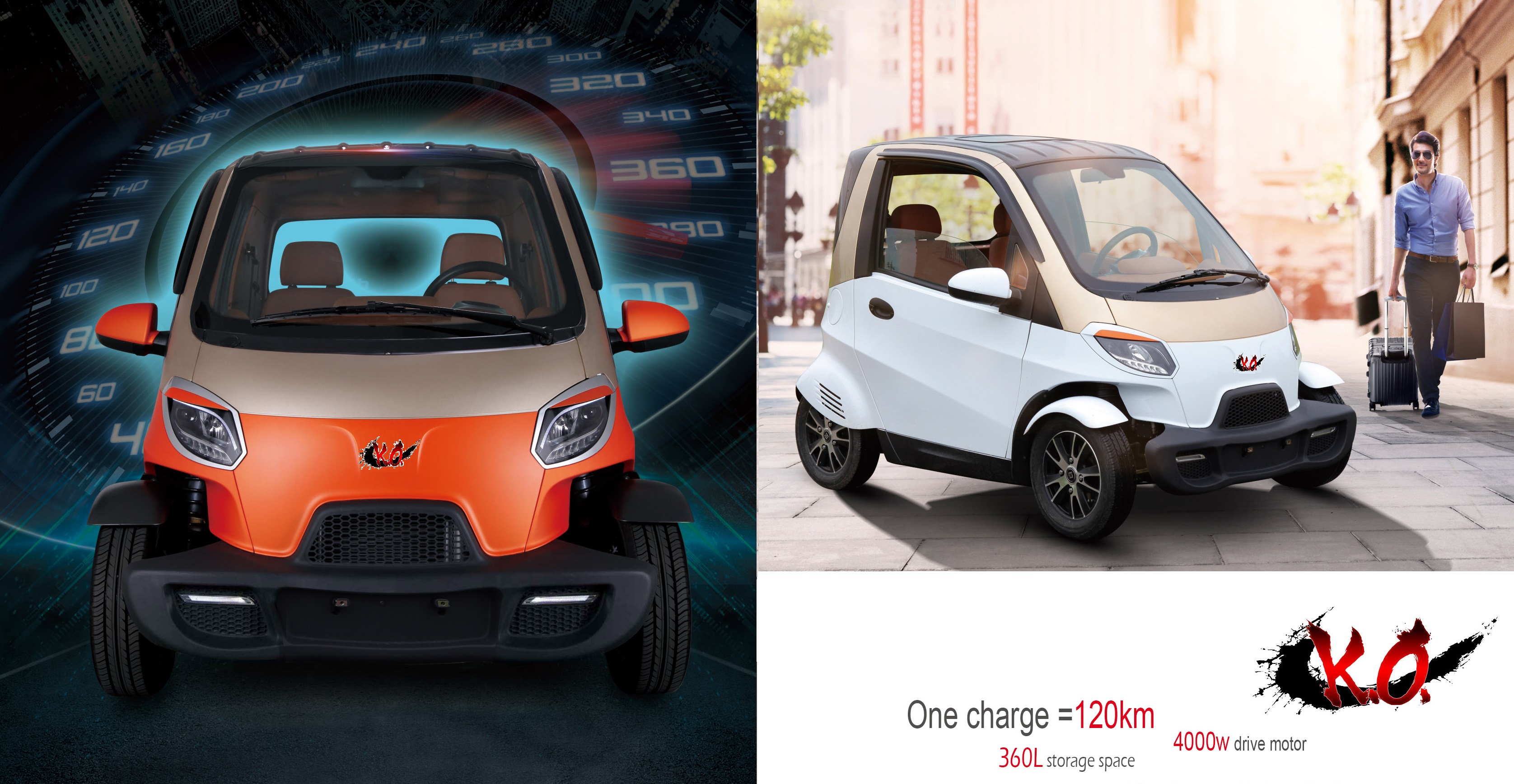 Four wheel mini electric car KO seeking investor