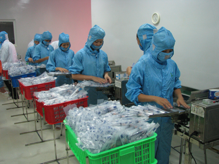 Medical syringes in Vietnam