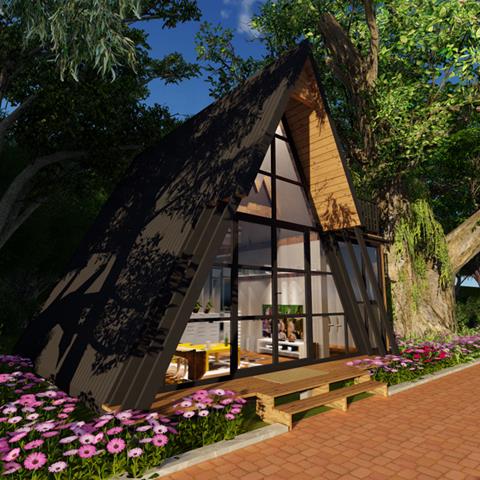 Triangle house New Design (offer two of two)