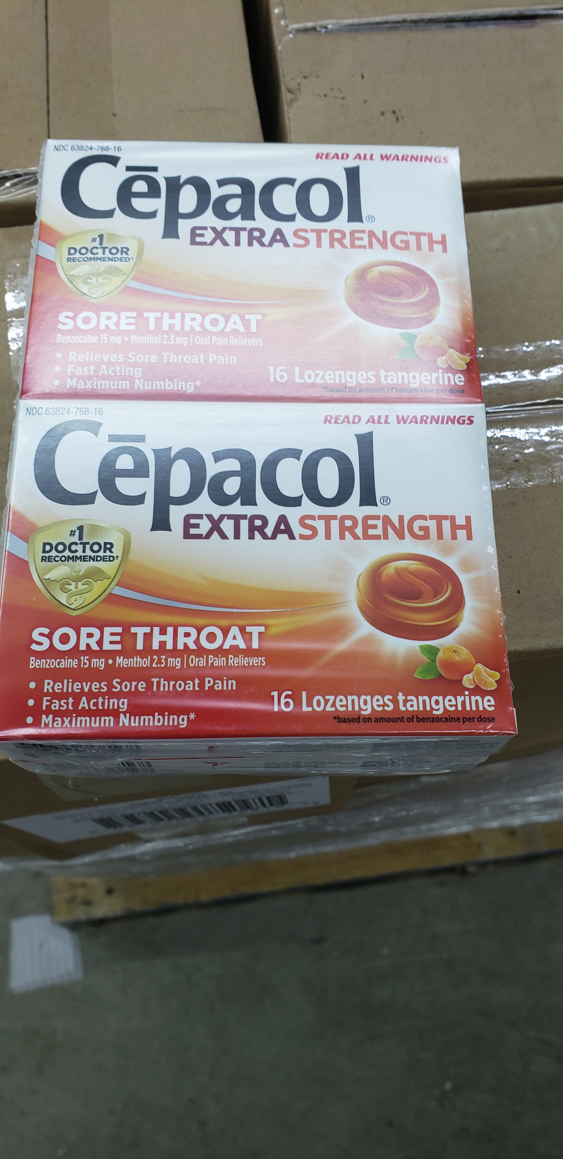Cepacol and Mucinex OTC Medication