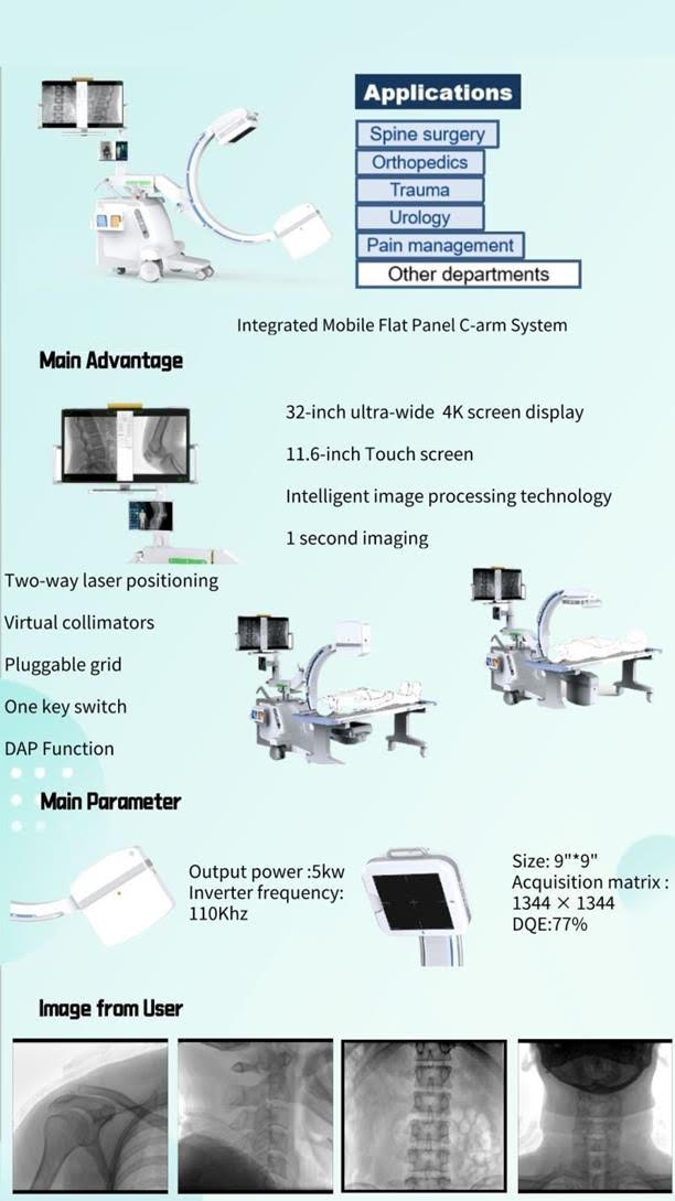 1st installation references of integrated FPD C-arm