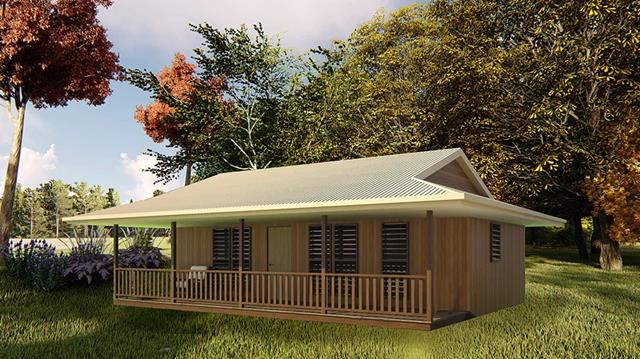 2 bedroom prefab bungalow