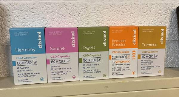 Elixinol food supplement Capsules