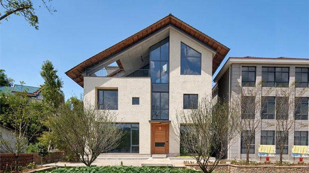 House made from light steel frame