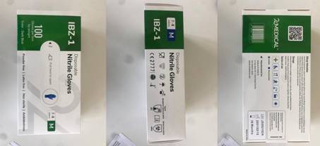 24 MEDICAL . Nitrile Gloves