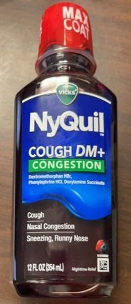 VICKS NYQUIL COUGH DM + CONGESTION. 33,600 units. EXW New Jersey
