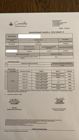 Legal CBG from Poland