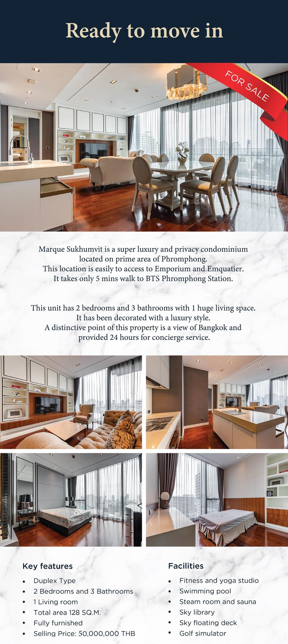 Luxury Condominium in The Heart of The City | Ready to Buy Bangkok Thailand  
