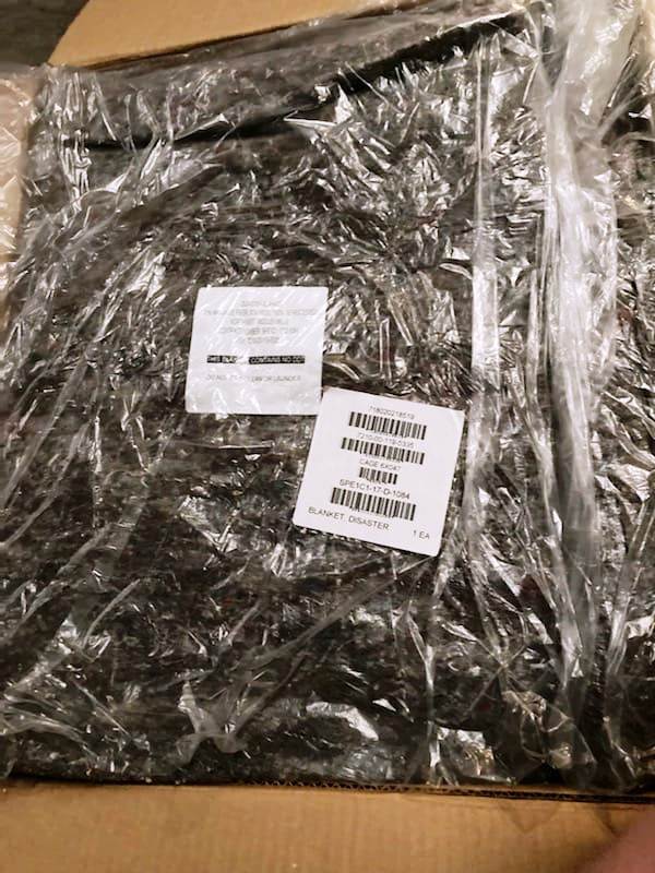Disaster assistance 100% WOOL blanket USA