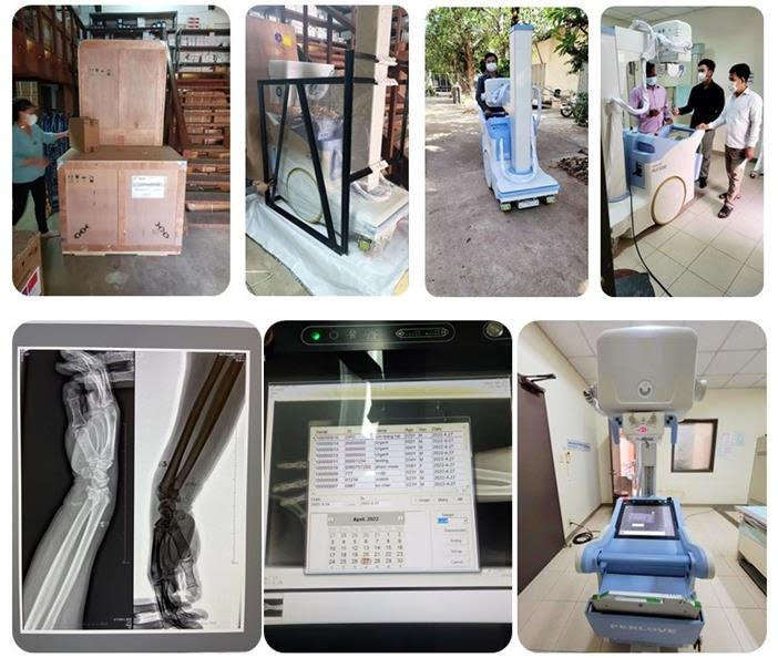 new installation of mobile digital x ray machines in SEA market again !