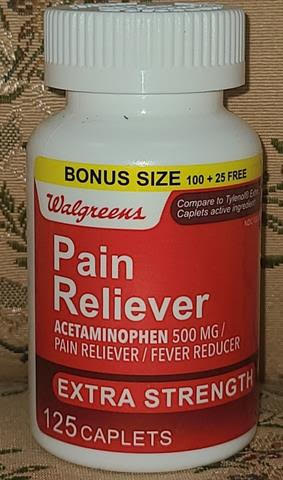 Acetaminophen Pain Reliver 500 MG - Walgreens Store Brand