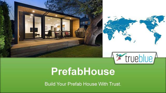True Blue Container house brochure