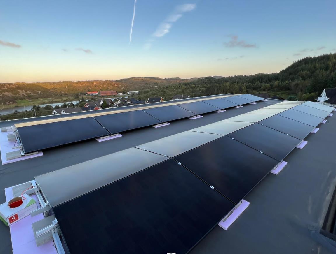 solar system with 415W solar panels