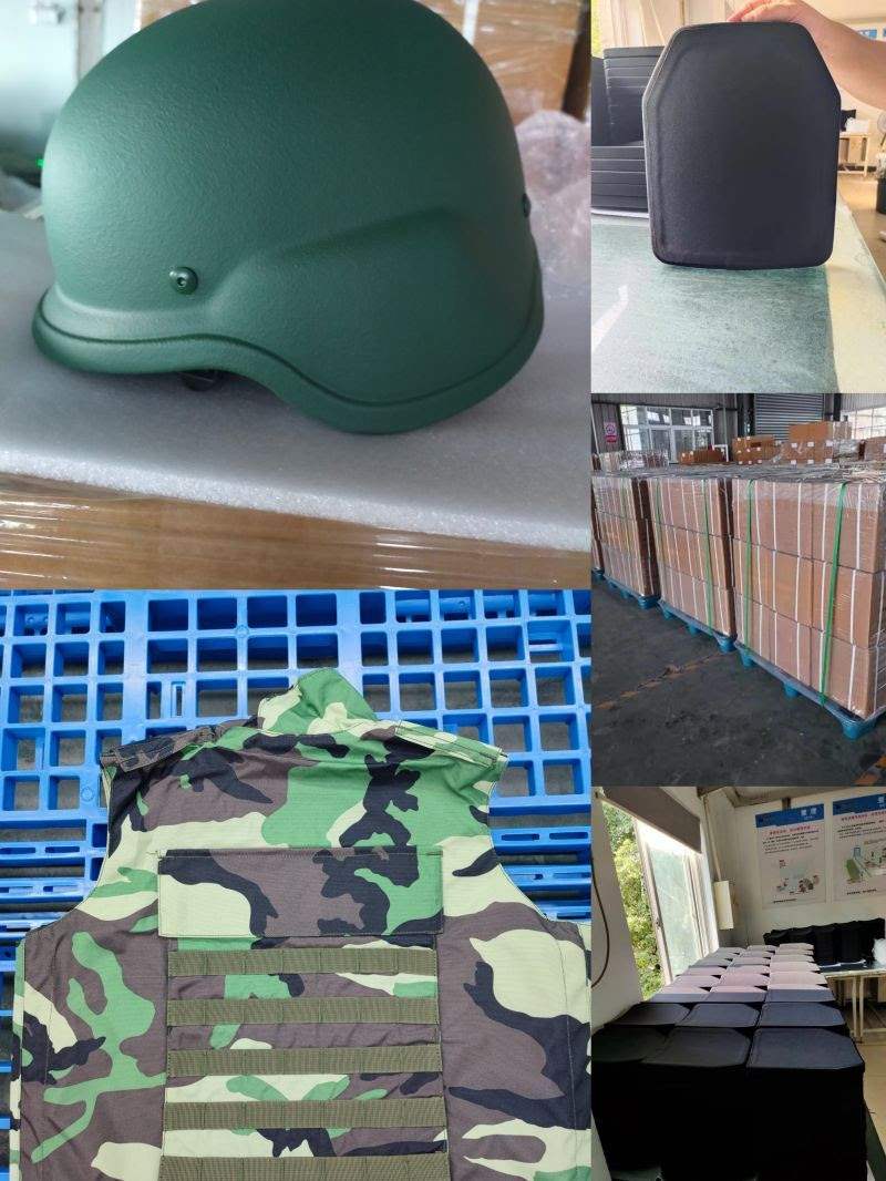 Ready stock on sale: 10000 pcs bulletproof helmets, 20000 pcs bulletproof vests, 40000 pcs bulletproof plates.