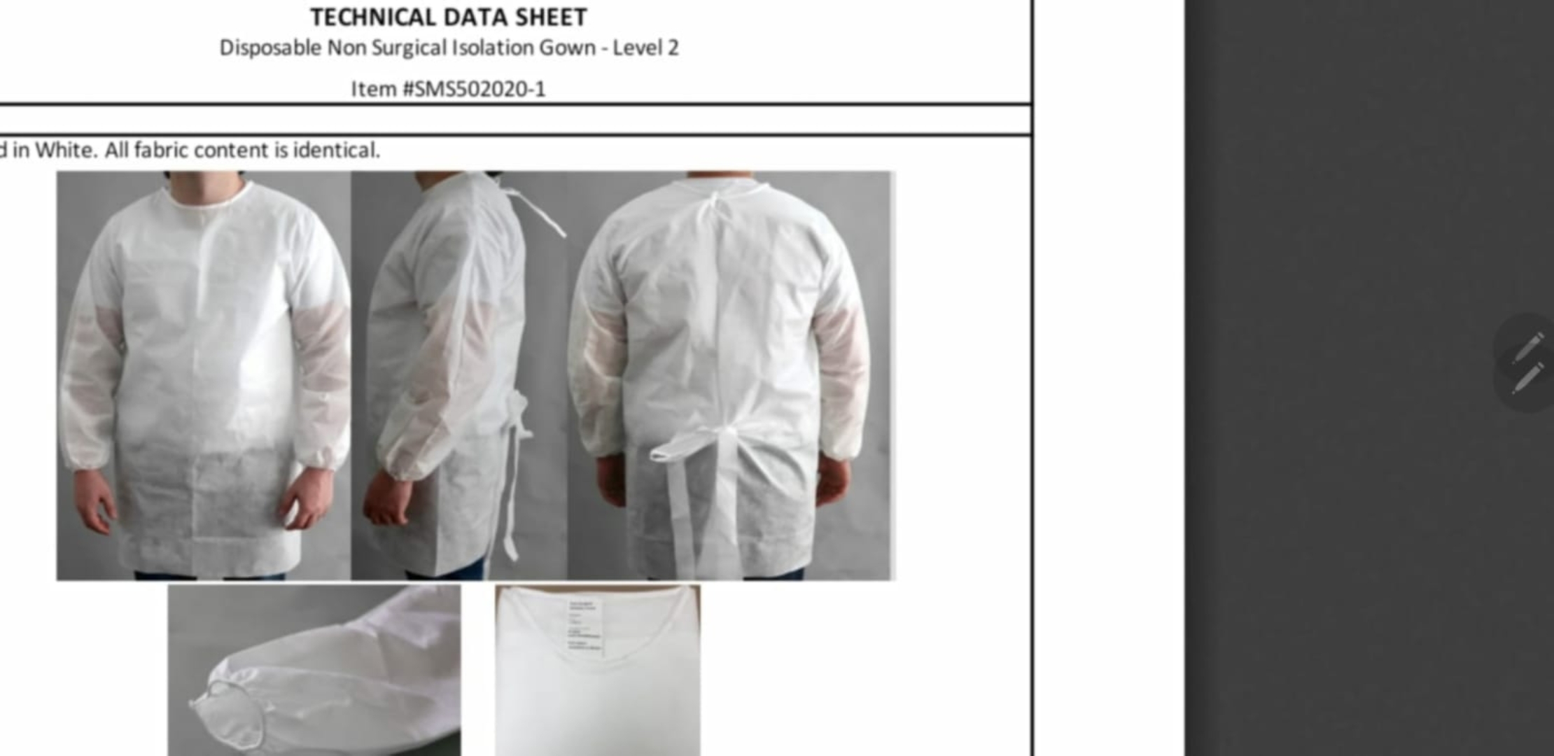 DISPOSABLE GOWNS