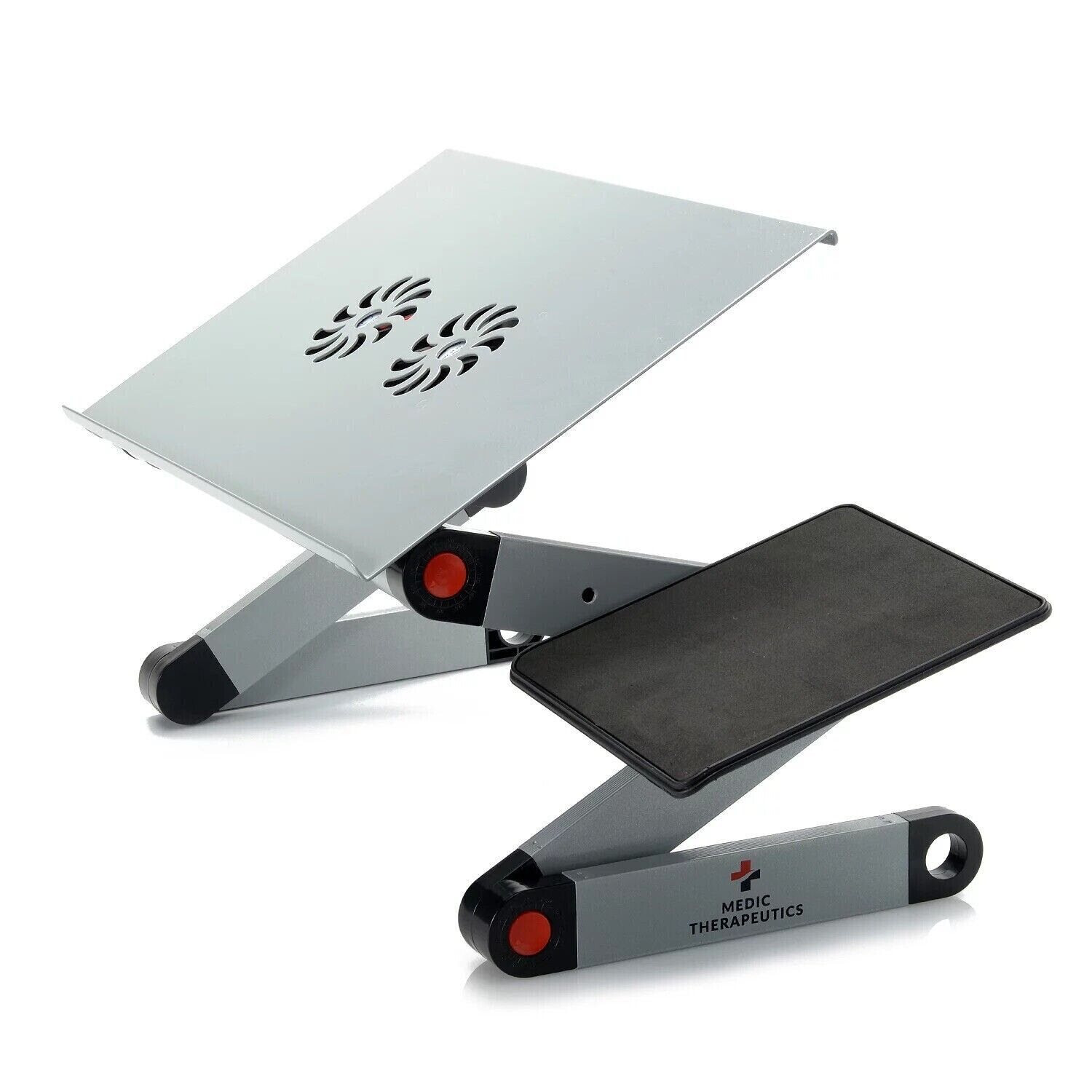 Medic Therapeutics Adjustable Laptop Desk with Cooling Pad & Mouse Pad. 9907 units. 
