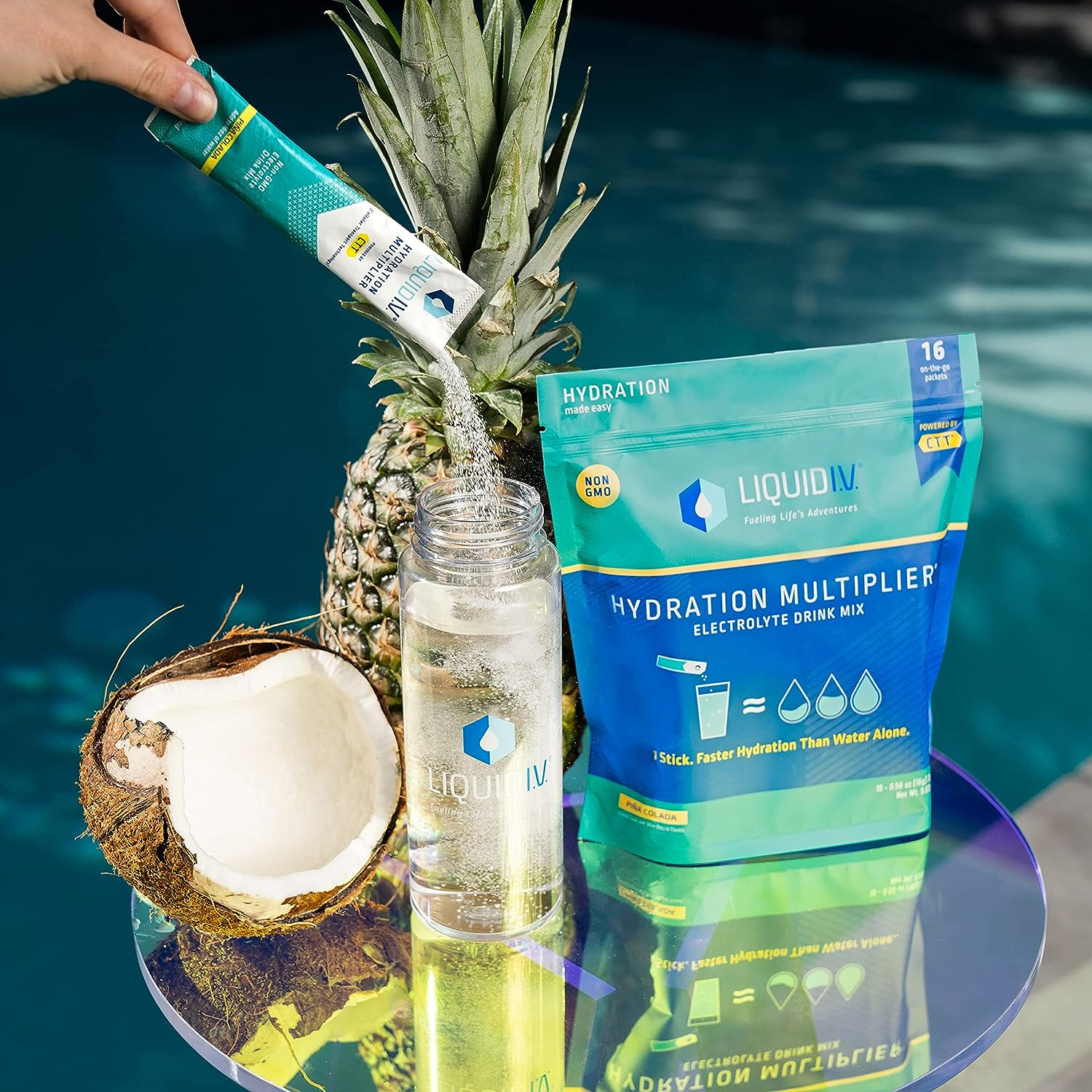 Liquid I.V. Hydration Multiplier - Pina Colada - Hydration Powder Packets. 7200 Boxes. 