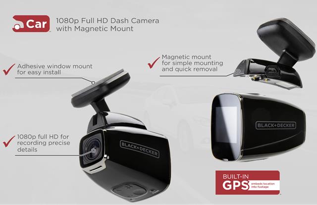 Black and Decker Dash Cam