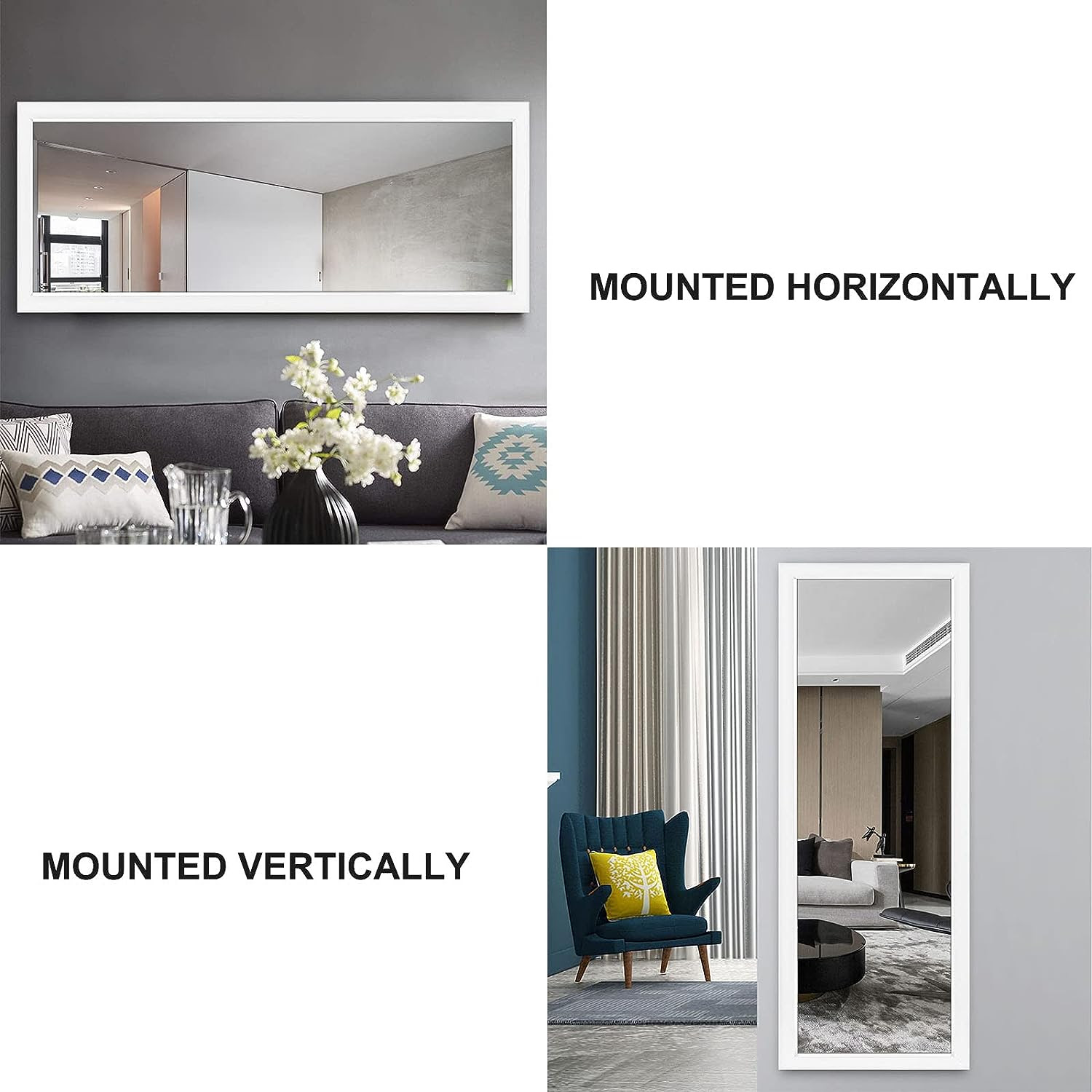 Mirror Full Length Mirror Dressing Mirror Hanging Door Mirror for Bedroom Living Room Locker Room                               
