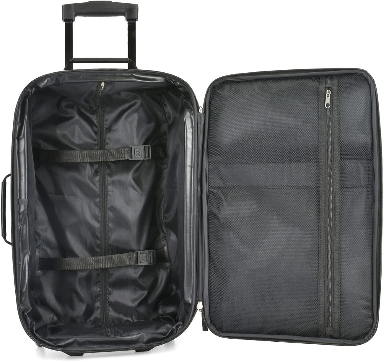 U.S. Traveler Rio Rugged Fabric Luggage, Royal Blue, 2 Wheel           