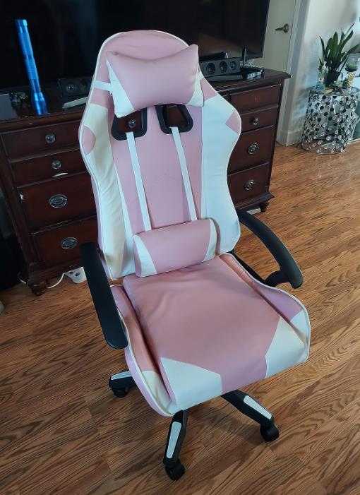 Ergonomic Executive Swivel Rolling Pink Gaming & Office Chair. 564 units. EXW Los Angeles $38.00 unit.