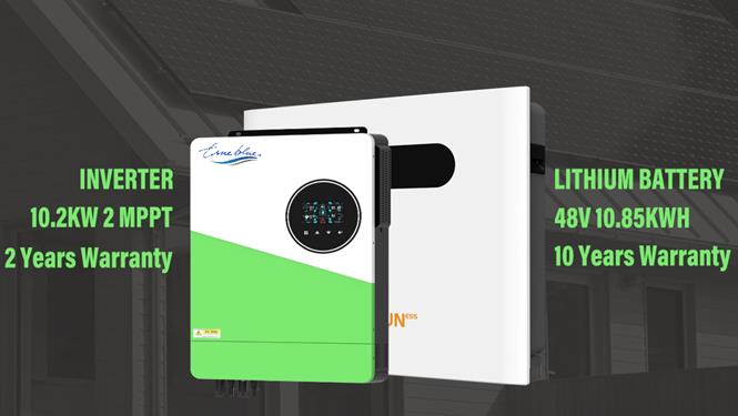 10KW inverter with battery & New JET solar panel in higher efficiency
