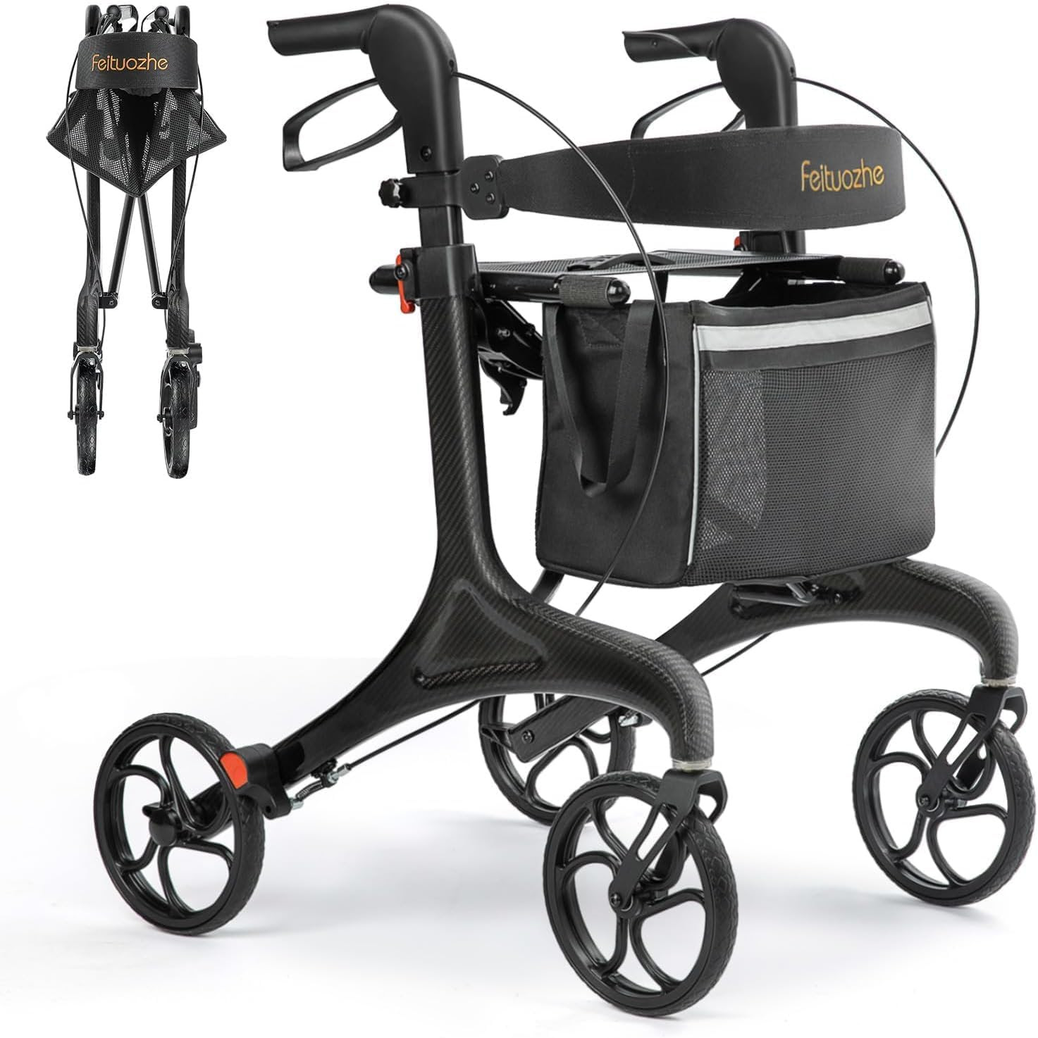 Feituozhe Ultra Lightweight Carbon Fiber Walker. 170units. EXW Los Angeles 