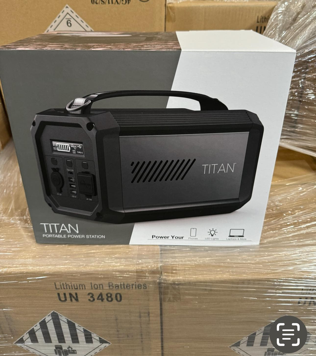 Titan Power Station with Solar Panel. 350units. EXW Los Angeles