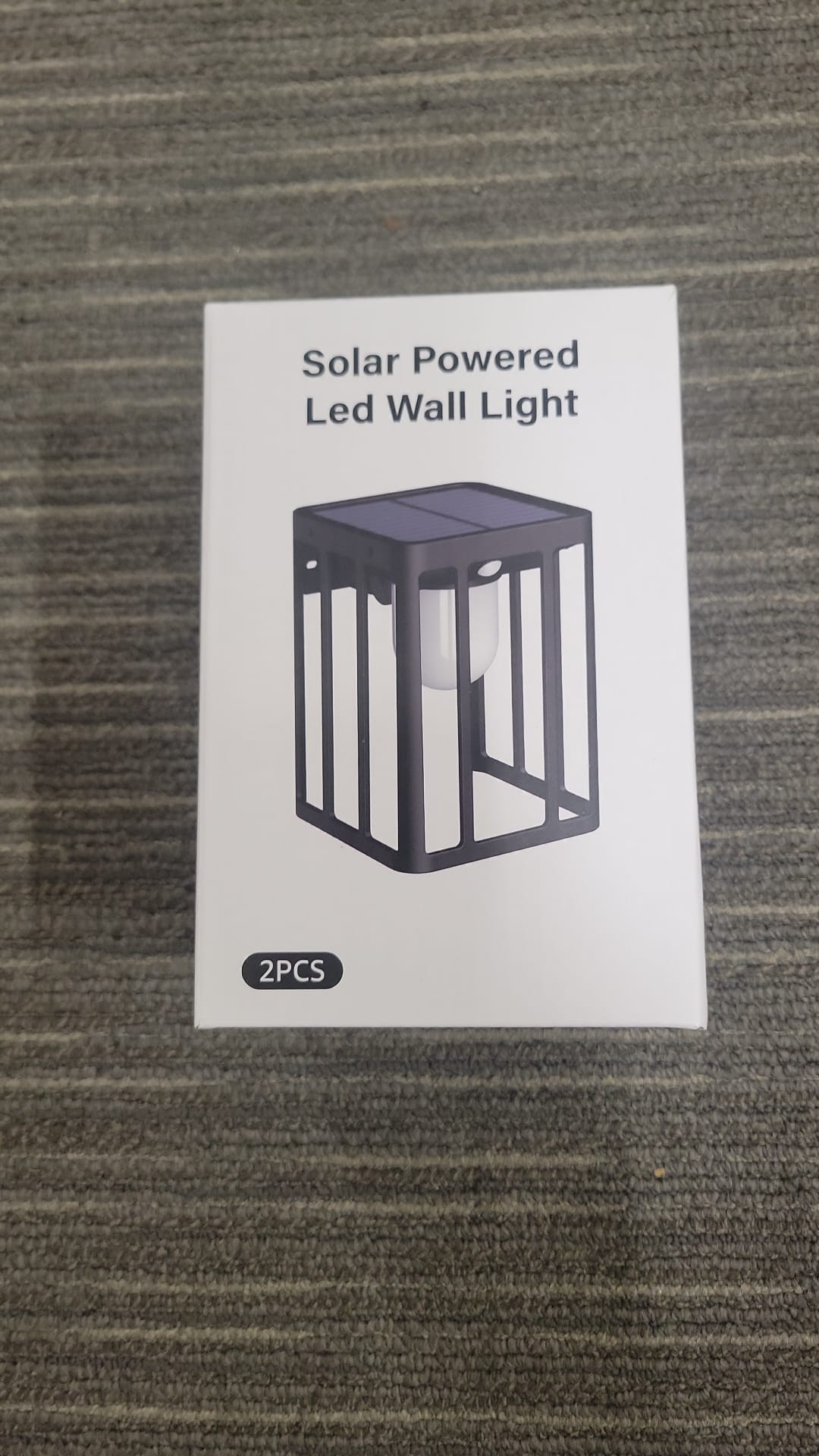 Solar Motion Sensor Outdoor 2 pack Wall Lights. 5860 Packs. EXW Los Angeles $5.95 pack.