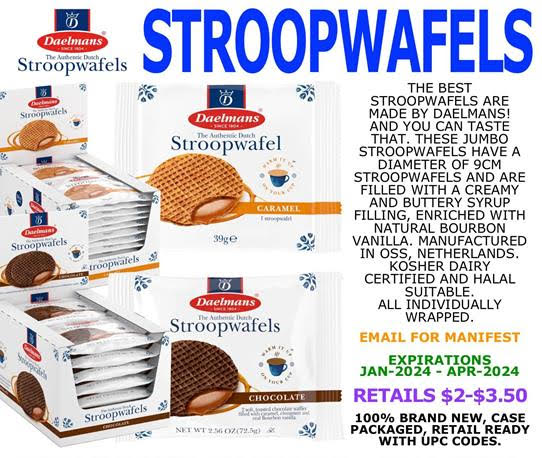 5M Daelmans Genuine Stroopwafels 