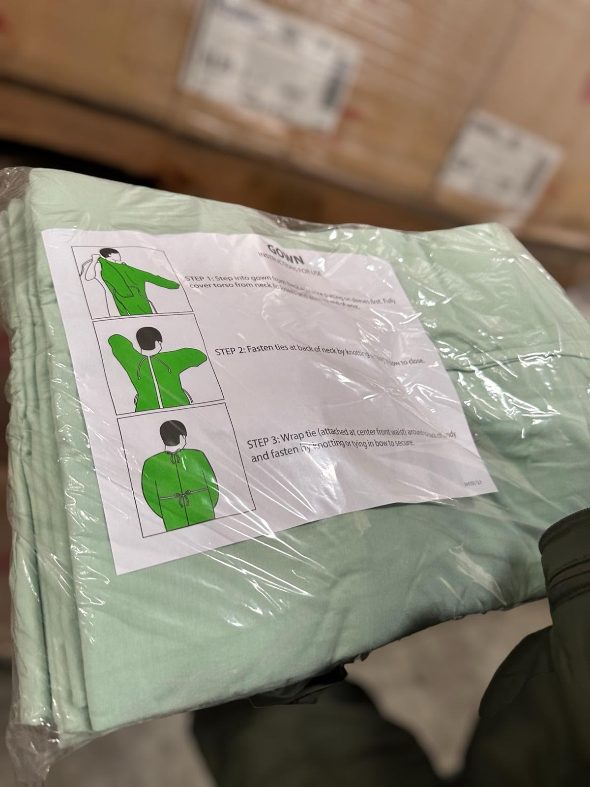 Hanes Surgical Gowns. 59400pcs. EXW Los Angeles