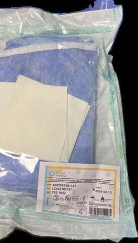 Lucca Medical Level 3 & 4 Surgical Sterile Gown USA