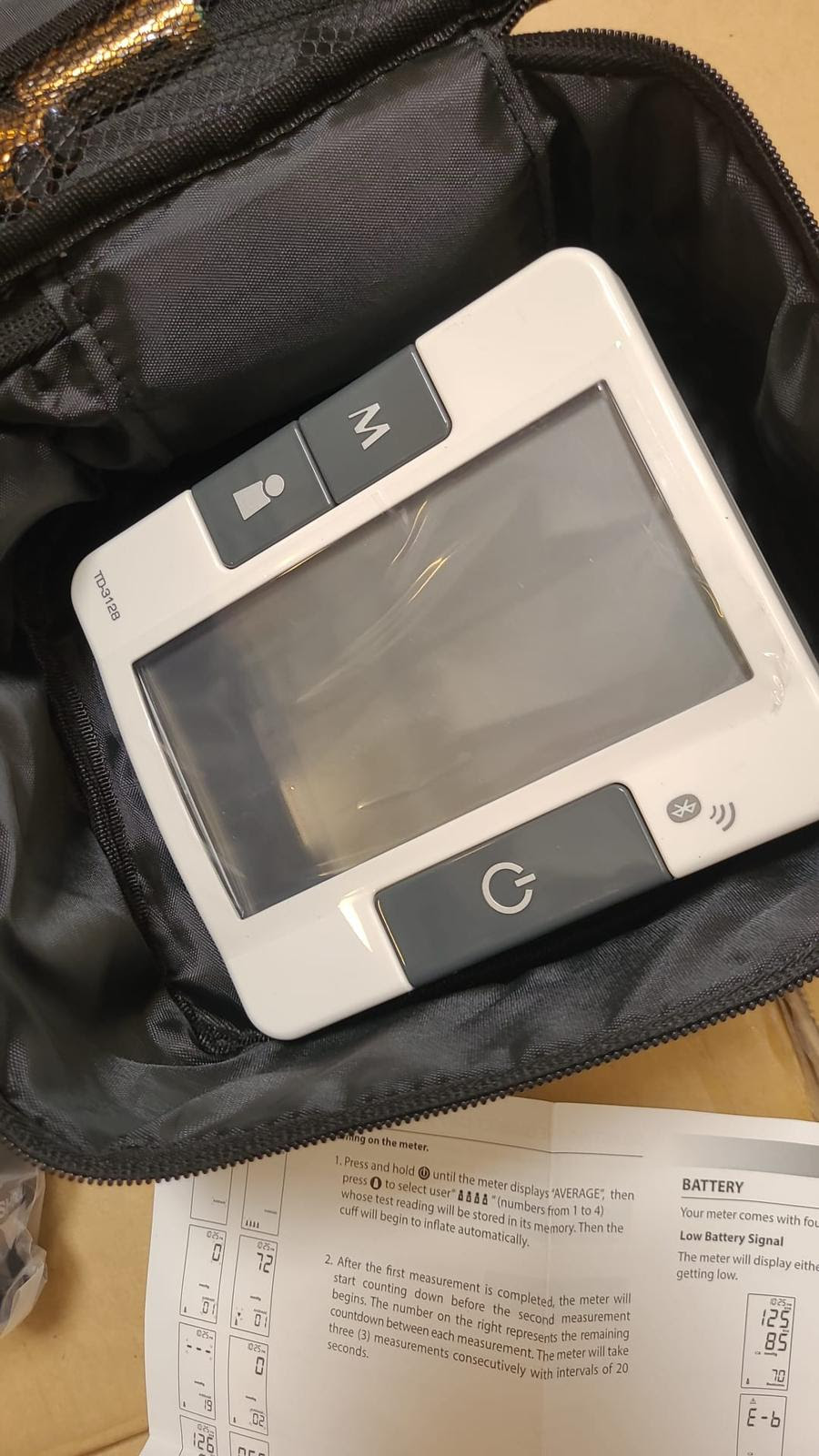 Microlife WatchBP blood pressure monitor with Atrial Fibrillation (AF) detection.