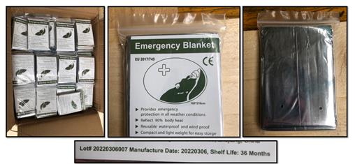 EMERGENCY BLANKET Europe