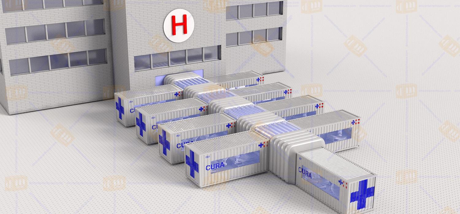 Container hospitals